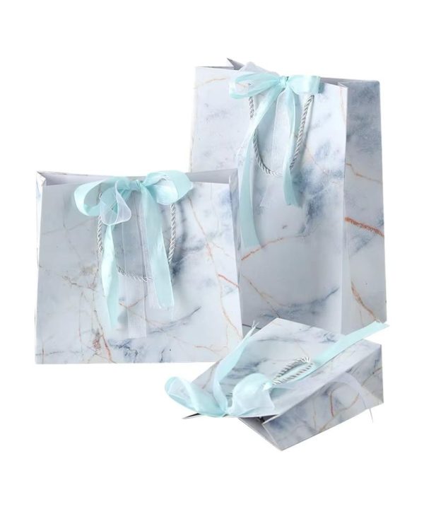 Marble, ribbon ties