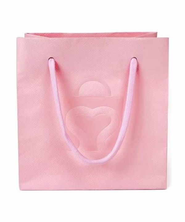 Pink, ribbon handle