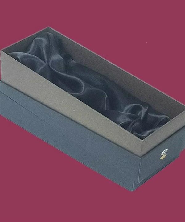 Satin-lined, slate