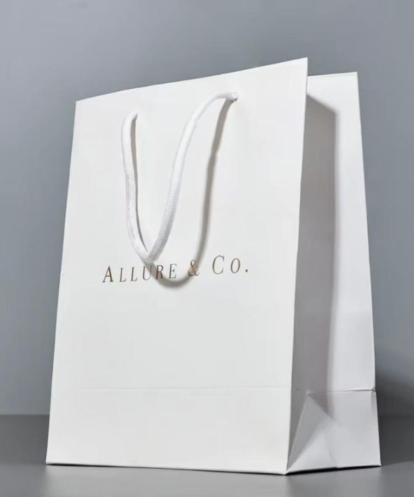 White, rope handle