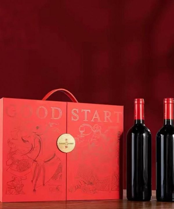 Red illustrated set