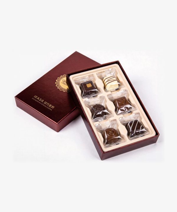 Burgundy lid box