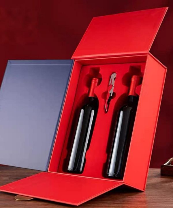 Magnetic, red satin