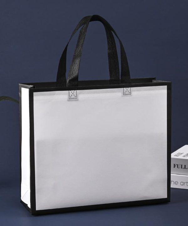 White, black trim