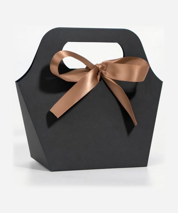 Black bow bag