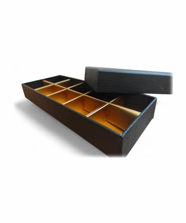 Black, gold cells