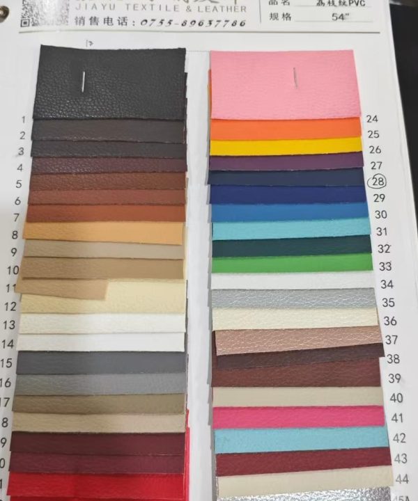PU colour card