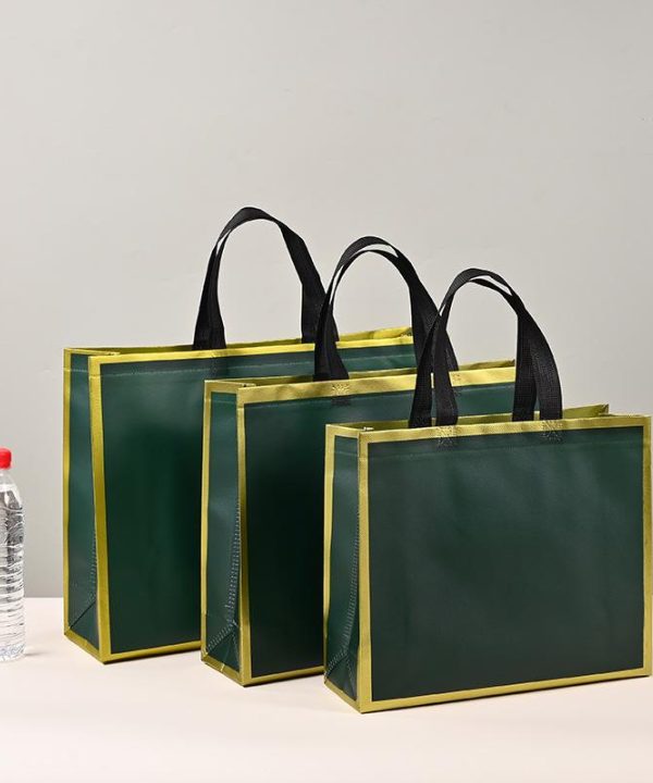 Green, gold edge