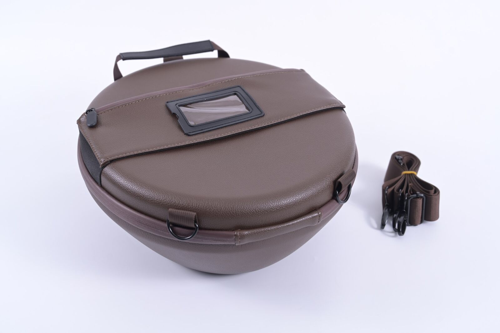 Crown Case closed with strap